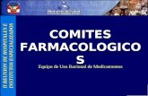 COMITES FARMACOLOGICOS II REUNION DE HOSPITALES E INSTITUTOS ESPECIALIZADOS Equipo de Uso Racional de Medicamentos.