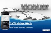 Interface Web Site para Vendedores Traffic-Bridge Mobile.