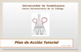Plan de Acción Tutorial Plan de Acción Tutorial Universidad de Guadalajara Centro Universitario de la Ciénega Universidad de Guadalajara Centro Universitario.