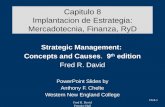 Fred R. David Prentice Hall Ch 8-1 Capitulo 8 Implantacion de Estrategia: Mercadotecnia, Finanza, RyD Strategic Management: Concepts and Causes. 9 th edition.
