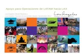 Los Angeles World Airports y Los Angeles Tourism & Convention Board, Noviembre 2012 Apoyo para Operaciones de LATAM hacia LAX.