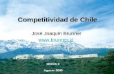 Competitividad de Chile José Joaquín Brunner  Agosto 2005 SESIÓN II.