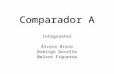 Comparador A Integrantes Álvaro Bravo Domingo Devotto Nelson Figueroa.