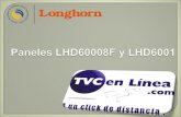 Paneles LHD60008F y LHD6001. LHD6000/6001 dial control panel.