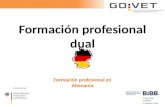 Formación profesional dual Formación profesional en Alemania.