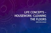 LIFE CONCEPTS – HOUSEWORK: CLEANING THE FLOORS NEWBY VISUAL LANGUAGE.