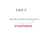 Unit 2 Would you like to become a _ _ _ _ _ _ _ _ ?