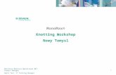 1 MonoMax® Knotting Workshop Nowy Tomysl 5/X/2009 Borislava Marinova Operational MKT Product Manager Emili Tost CT Training Manager.