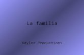 La familia Kaylor Productions. For this review you will need a piece of paper and a pencil. Read the English word or phrase. Write down the Spanish equivalent.