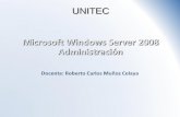 UNITEC. ► Introducción ► Instalación ► Servidor basado en Roles ► Gestión de red ► Tecnologías de Seguridad ► Windows Deployment Services (WDS)