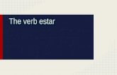 The verb estar. Vámonos Conjugate one of the verbs we know, using the following chart to help you (Hint: You can use an –ar verb or ser) YoNosotros Tú.