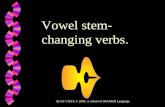 Vowel stem- changing verbs. ALTA-VISTA © 2006, A school of SPANISH Language.