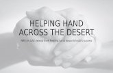 Helping hand across the desert