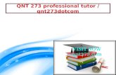 QNT 273 professional tutor / qnt273dotcom