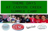 Theme Days at Canyon Creek Summer Camp