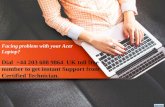 Acer Laptop Problems Help Dial  44 203 608 9864 Toll Free to Get Instant Su...
