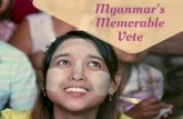 Myanmar's memorable vote