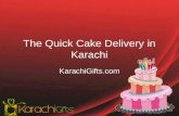 The Quick Cake Delivery in Karachi