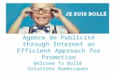 Agence de Publicité through Internet an Efficient Approach for Promotion