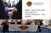 ABMS SWITZERLAND UNIVERSITY Scholarships For Women