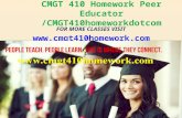 CMGT 410 Homework Peer Educator /cmgt410homeworkdotcom