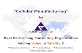 Cellular Manufacturing Group Technology - ADDVALUE - Nilesh Arora