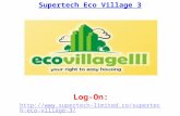 Supertech Eco Village 3 Greater Noida West
