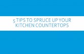 5 Tips To Spruce Up Your Kitchen Countertops