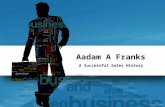 Aadam A Franks: A Successful Sales History