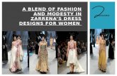 A Blend of Fashion and Modesty in Zarrena’s Dress Designs for Women
