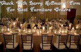 Check With Larry Hoffman’s Firm For Best Furniture Orders