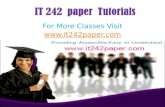 IT 242 Paper Tutorials/it242paperdotcom