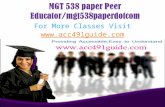 MGT 538 paper Peer Educator/mgt538paperdotcom