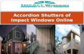 Accordion Shutters of Impact Windows Online