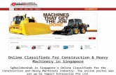 Online Classifieds for construction machinery Singapore