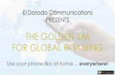 International SIM Card - Less Data roaming | EldoradoCommun
