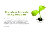 Top plots for sale in Hyderabad