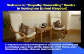 Psychological Counselling Services in Nottingham