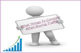 What Things To Consider When Buying Traffic