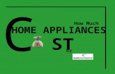 How Much Does Home Appliance Cost