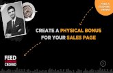 Createa Physical Bonus For Your Sales Page