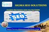 Complete Web Solution Under One Roof SIGMA