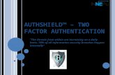 AuthShield - Two Factor Authentication