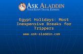 Egypt Holidays: Most Inexpensive Breaks for Trippers