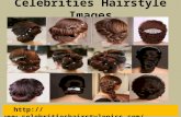 Hairstyle of Celebrity