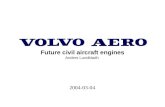 Future civil aircraft  engines Anders Lundbladh