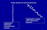 Great divide  of macroeconomics