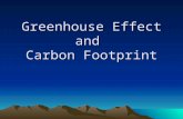 Greenhouse Effect and  Carbon Footprint
