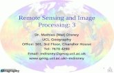 Remote Sensing and Image Processing:  3
