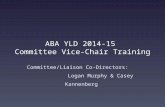 ABA YLD 2014-15  Committee Vice-Chair Training